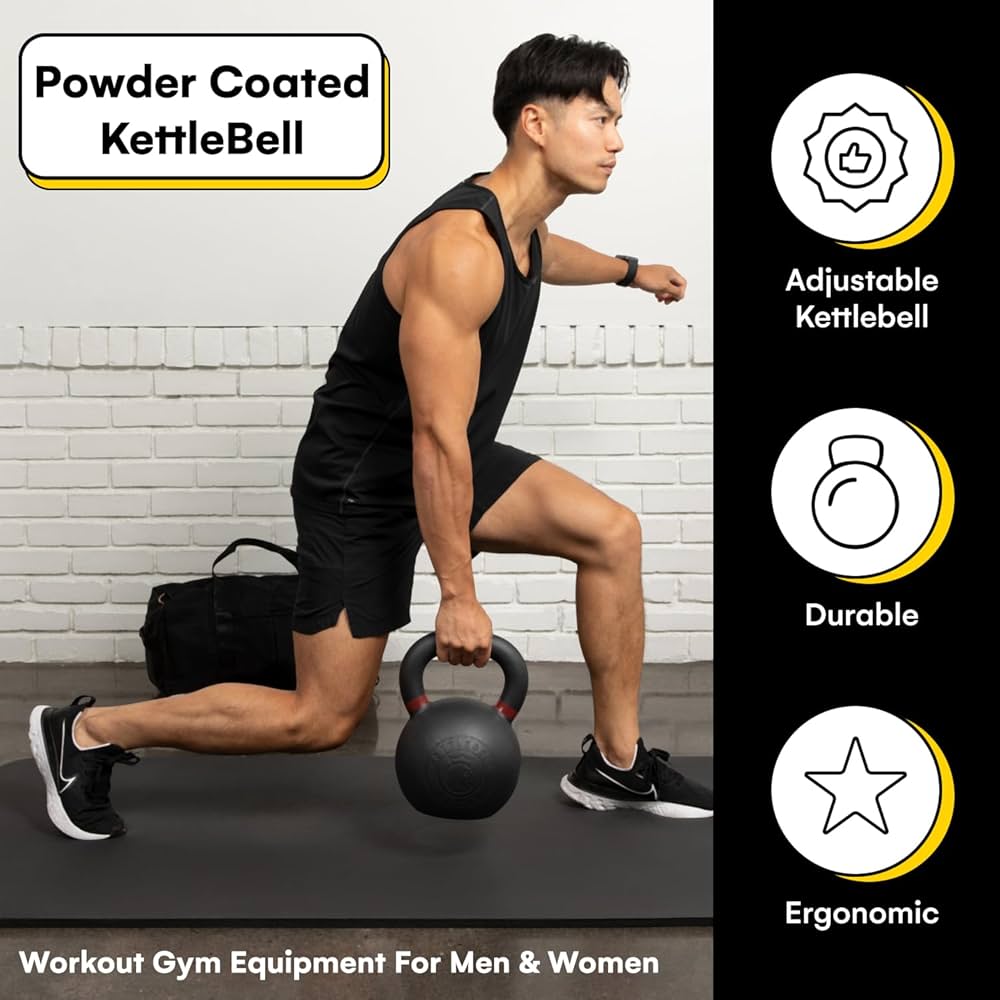 Amazon | (ケトルベルキングス) Kettlebell Kings粉体塗装
